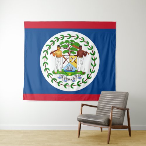 Flag of Belize Tapestry