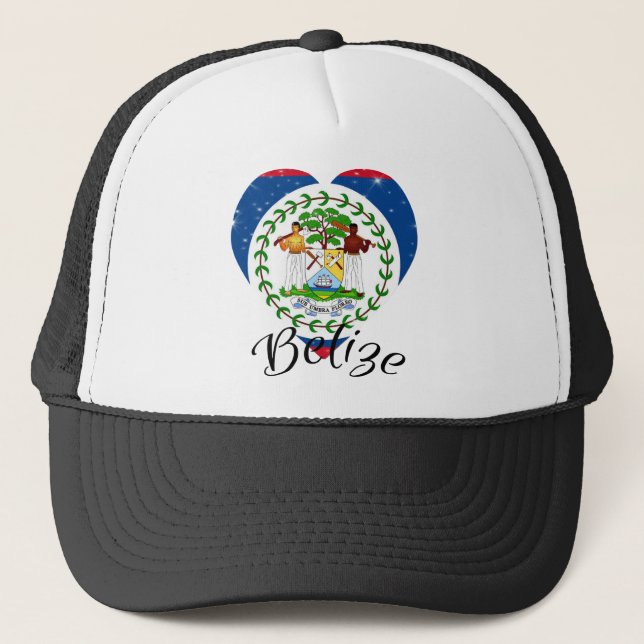 Flag Of Belize - Trucker Hat (Front)