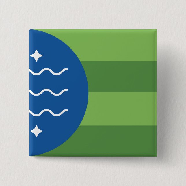 Flag of Bellingham, Washington Button (Front)