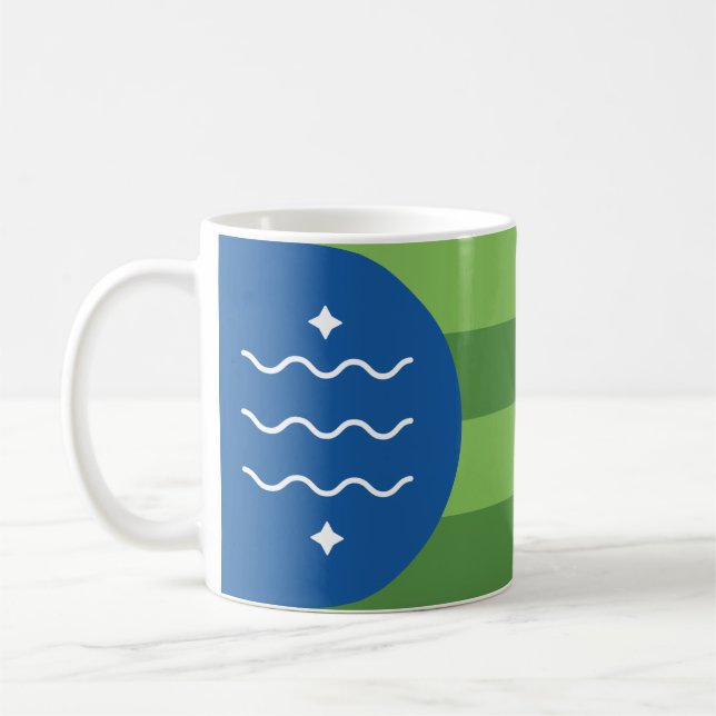 Flag of Bellingham, Washington Coffee Mug (Left)