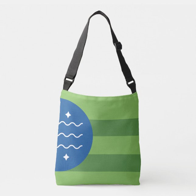 Flag of Bellingham, Washington Crossbody Bag (Front)