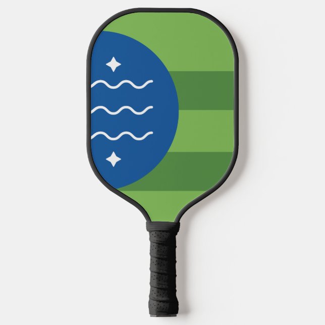 Flag of Bellingham, Washington Pickleball Paddle (Front)