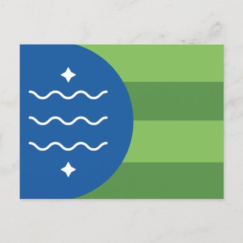 Flag of Bellingham Washington Postcard
