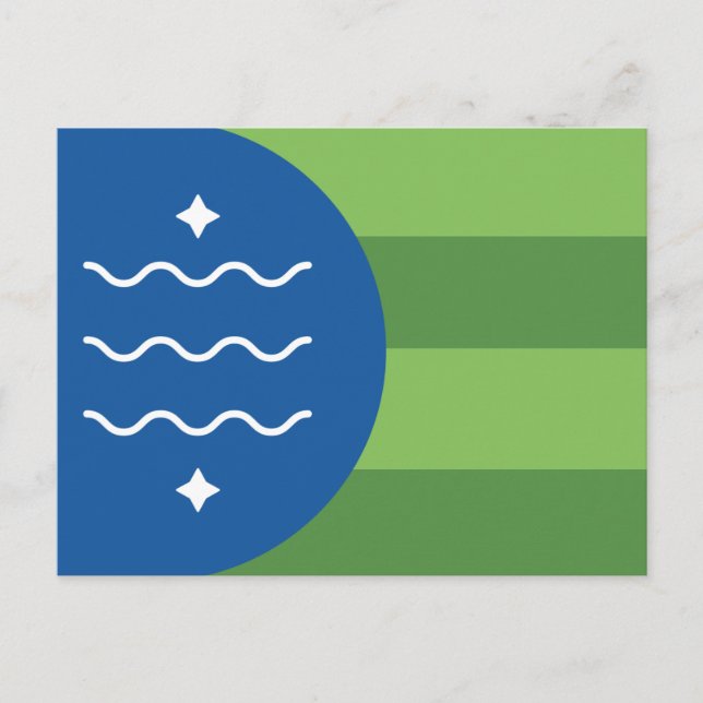 Flag of Bellingham, Washington Postcard (Front)