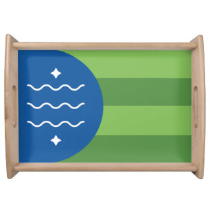 Flag of Bellingham, Washington Serving Tray