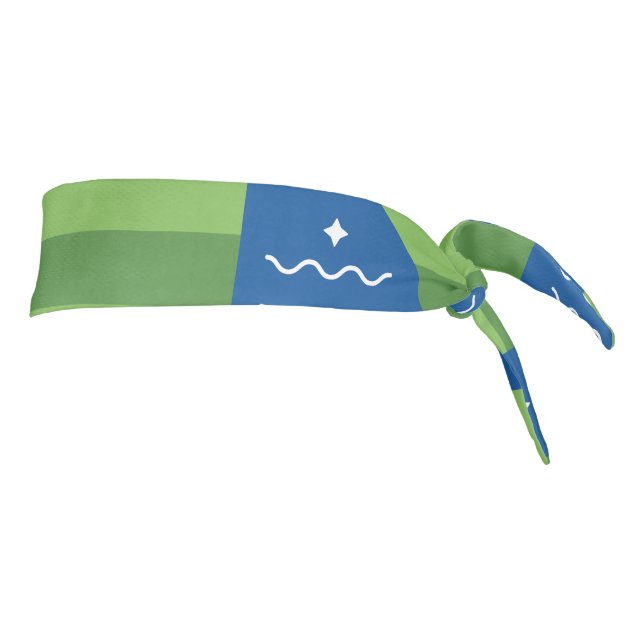 Flag of Bellingham, Washington Tie Headband (Rotate 90)