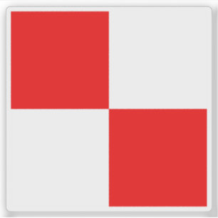 Flag of Belp & Seftigen district, Switzerland Sticker