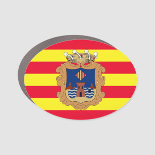 Flag of Benidorm - Comunidad Valenciana (ESP) Car Magnet