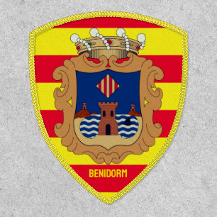 Flag of Benidorm - Comunidad Valenciana (ESP) Patch