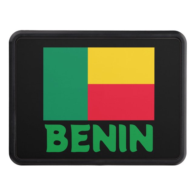 Flag of Benin Hitch Cover (Front)