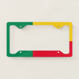 Flag of Benin License Plate Frame