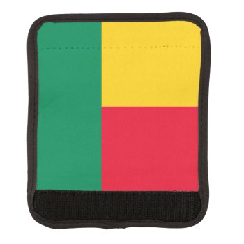 Flag Of Benin Luggage Handle Wrap by kfleming1986 at Zazzle