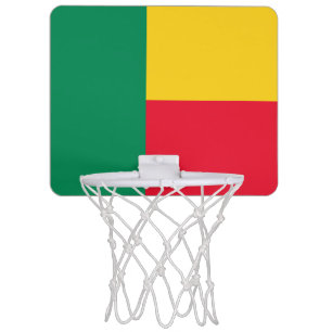 Flag of Benin Mini Basketball Goal Hoop