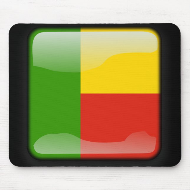 Flag of Benin Mouse Pad (Front)