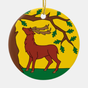 Flag of Berkshire (UK) Ceramic Ornament