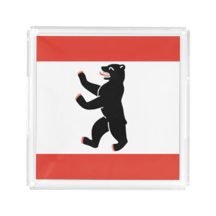 Flag of Berlin Acrylic Tray
