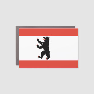 Flag of Berlin Car Magnet