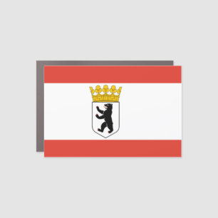 Flag of Berlin  Car Magnet