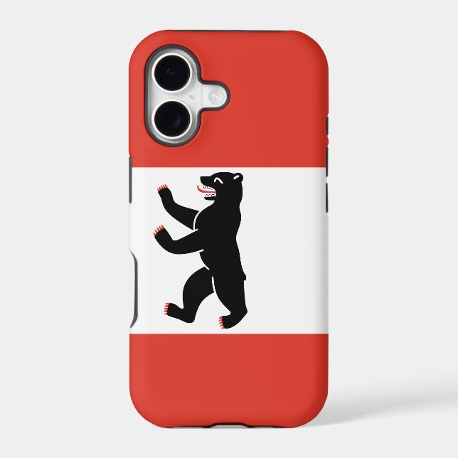 Flag of Berlin Case-Mate iPhone Case (Back)