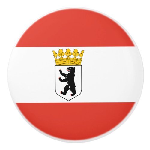 Flag of Berlin Ceramic Knob