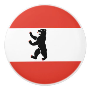 Flag of Berlin Ceramic Knob