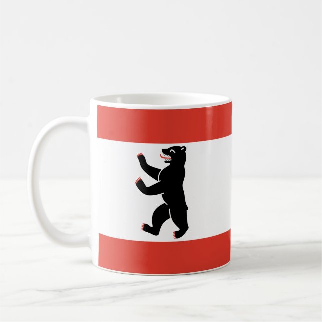 Flag of Berlin Coffee Mug (Left)
