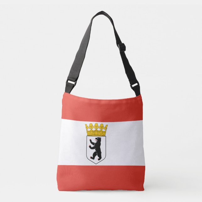 Flag of Berlin Crossbody Bag (Front)