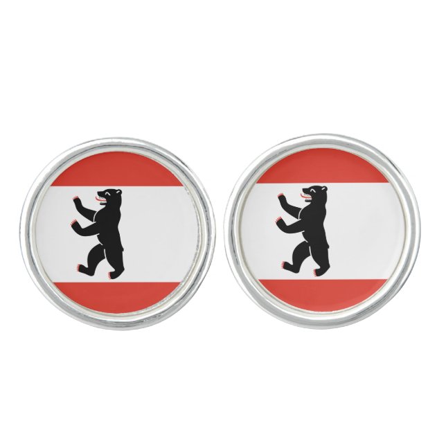 Flag of Berlin Cufflinks (Front)