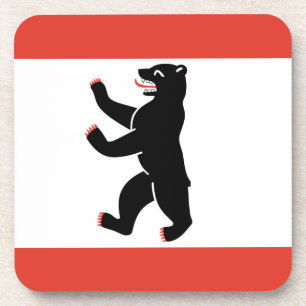 Flag of Berlin Drink Coaster
