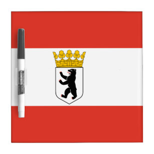 Flag of Berlin Dry Erase Board