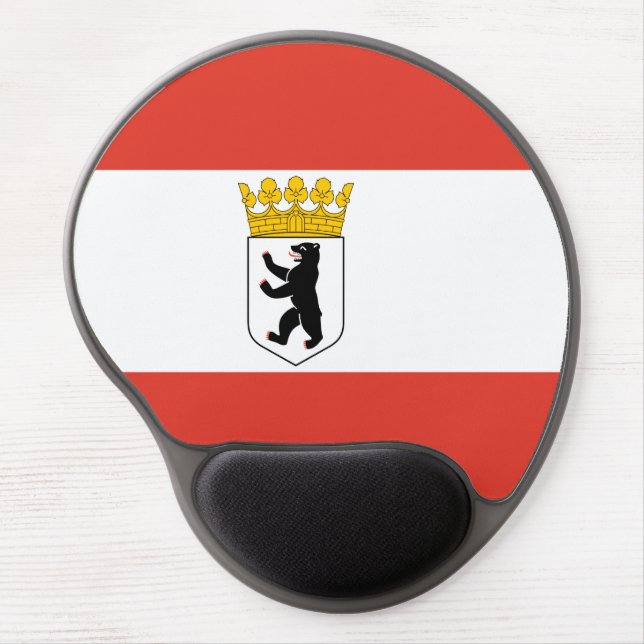 Flag of Berlin Gel Mouse Pad (Front)