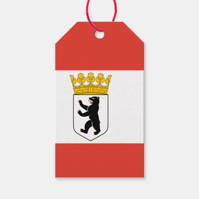 Flag of Berlin Gift Tags (Front)
