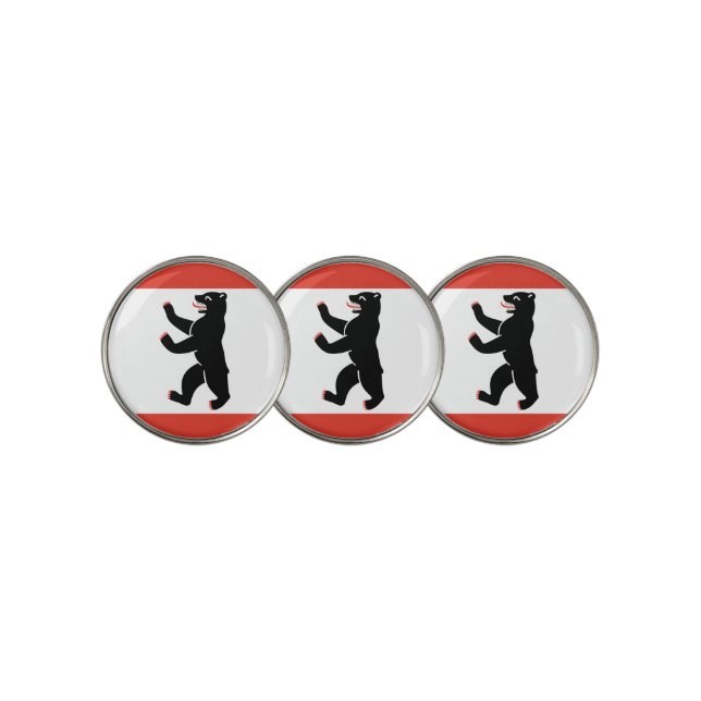 Flag of Berlin Golf Ball Marker (3 Up)