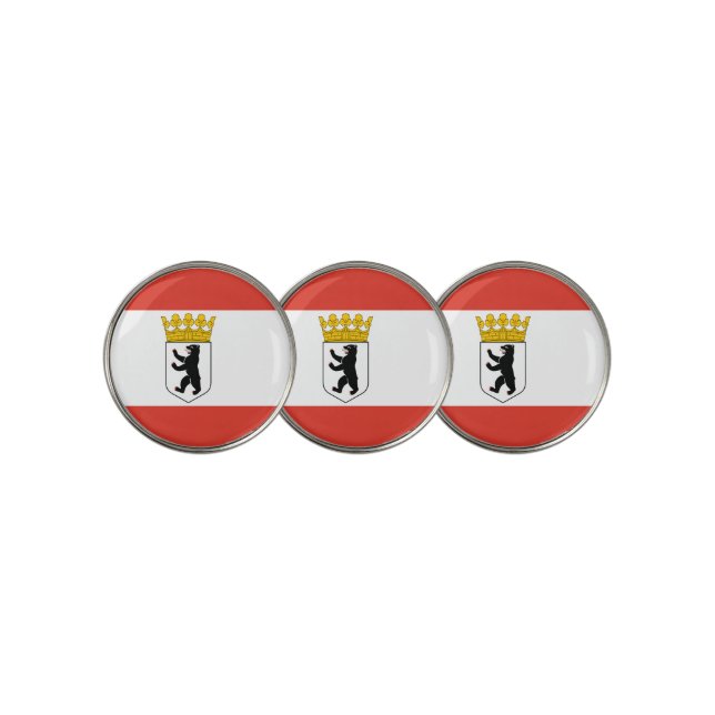 Flag of Berlin  Golf Ball Marker (3 Up)