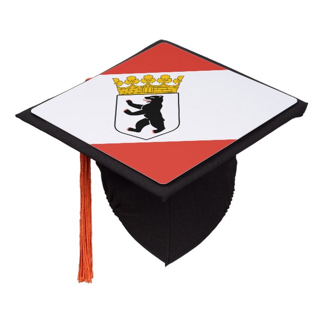 Flag of Berlin  Graduation Cap Topper (Angled)