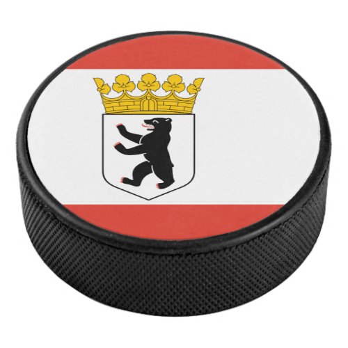 Flag of Berlin Hockey Puck