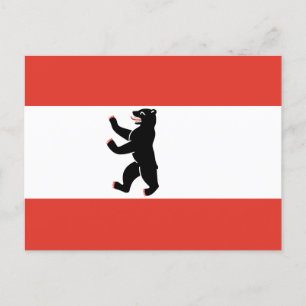 Flag of Berlin Invitation Postcard