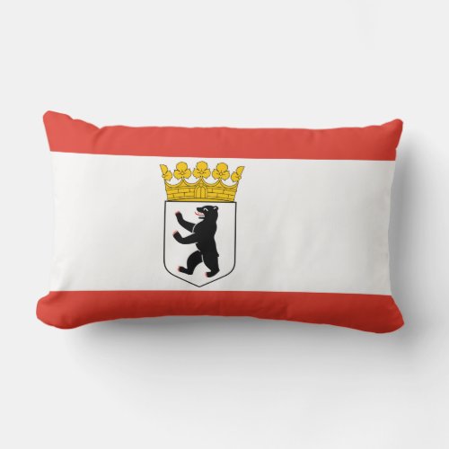 Flag of Berlin Lumbar Pillow
