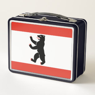 Flag of Berlin Metal Lunch Box