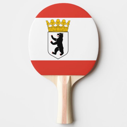 Flag of Berlin Ping Pong Paddle