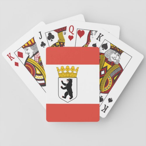 Flag of Berlin Playing Cards