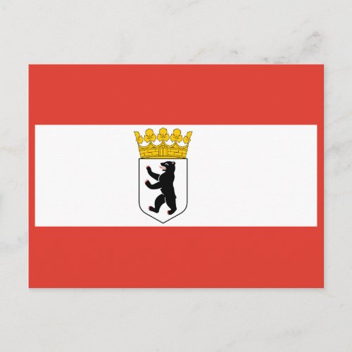 Flag of Berlin Postcard