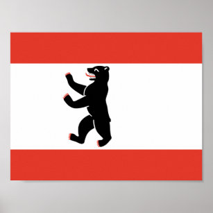Flag of Berlin Poster