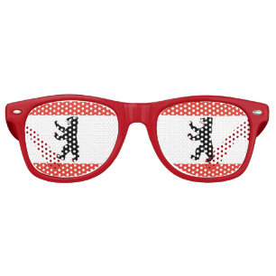 Flag of Berlin Retro Sunglasses