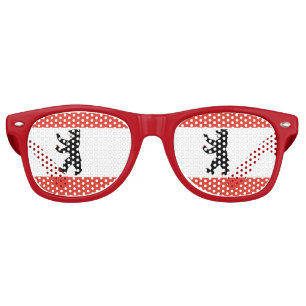 Flag of Berlin Retro Sunglasses