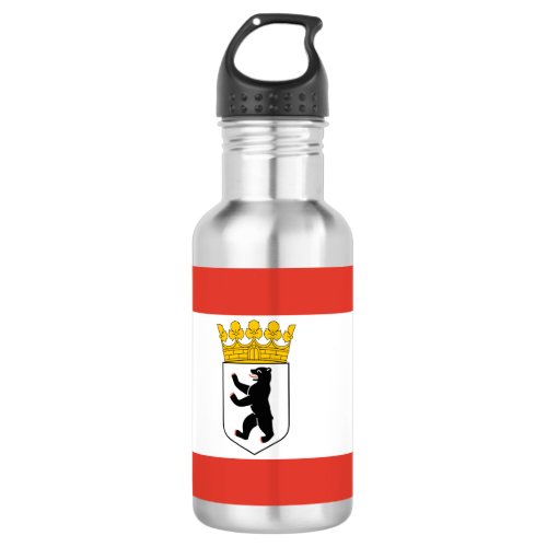 Flag of Berlin Stainless Steel Water Bottle
