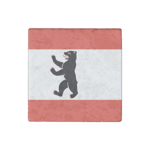 Flag of Berlin Stone Magnet