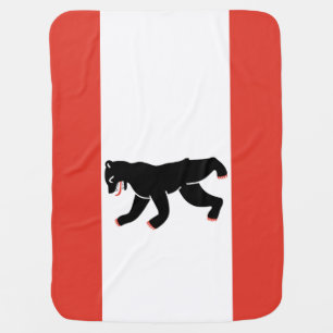 Flag of Berlin Swaddle Blanket