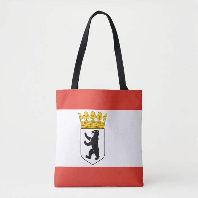 Flag of Berlin Tote Bag (Front)