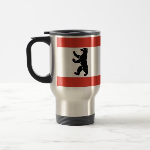 Flag of Berlin Travel Mug